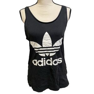 Adidas Black Graphic Muscle Tank